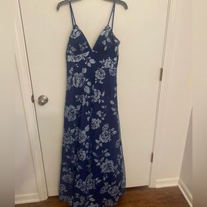 Navy blue formal dress